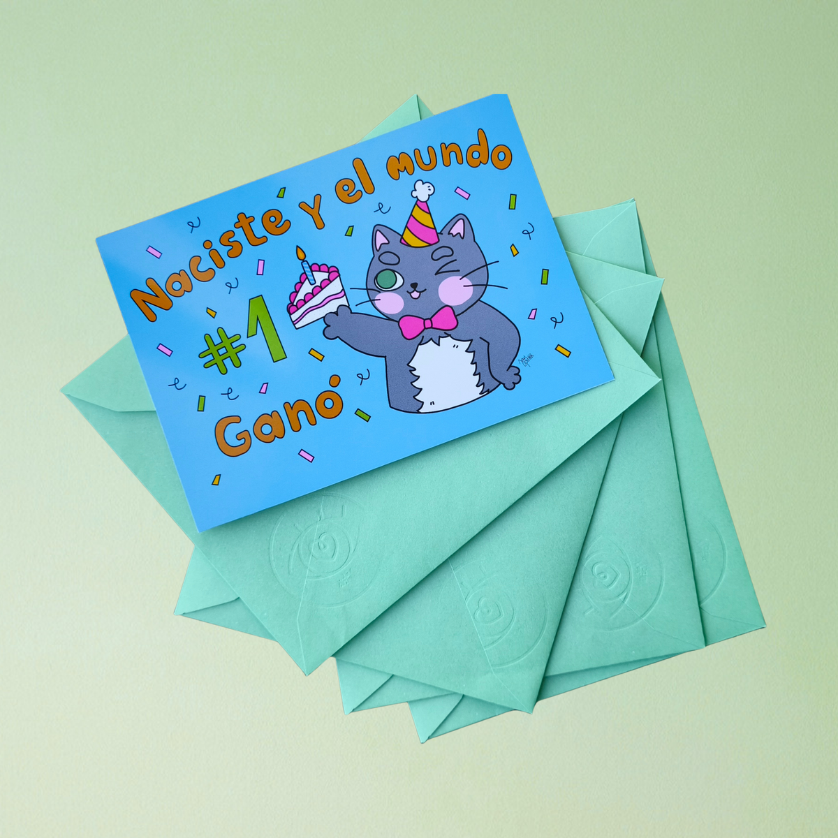 Set de 4 Postales de Cumpleaños – Para Decir Feliz Cumpleaños | Javipinkk