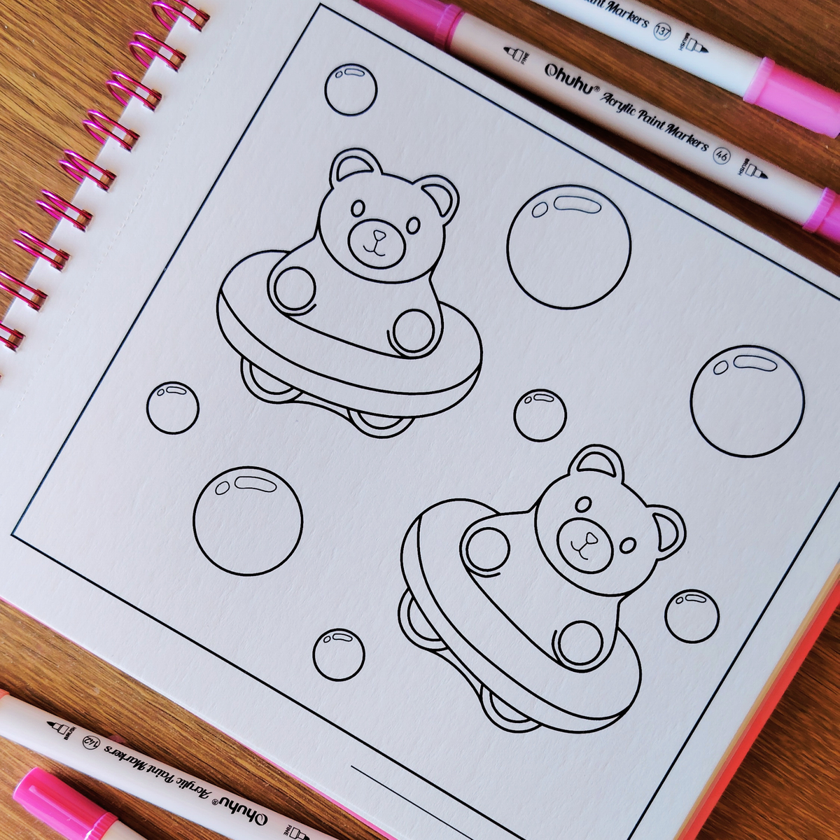Chicle Rosa - Libro para Colorear