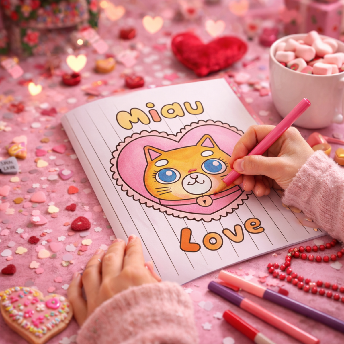 Pack San Valentin - Colorea Amor - Ebook para colorear