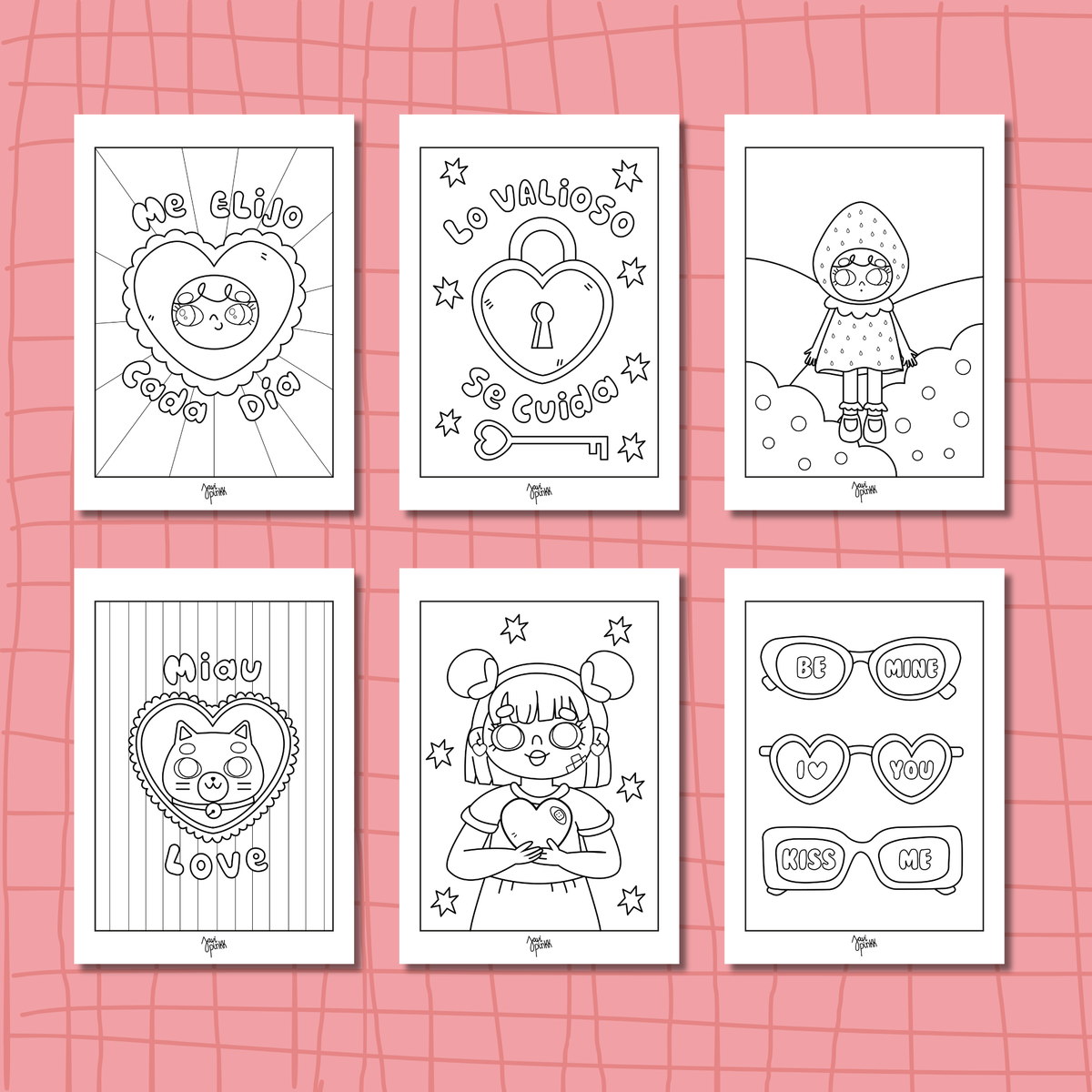 Pack San Valentin - Colorea Amor - Ebook para colorear