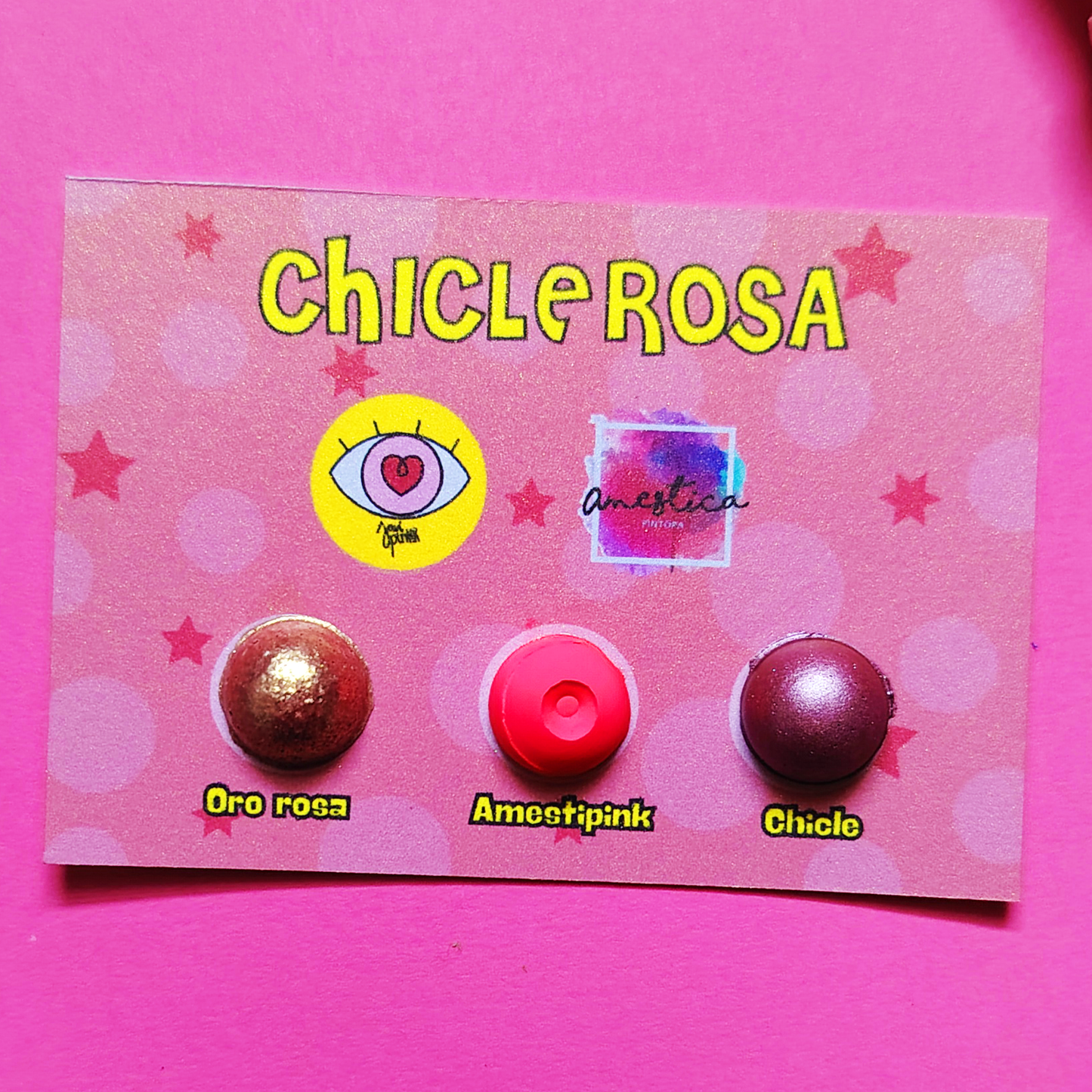 Dot Card Chicle Rosa