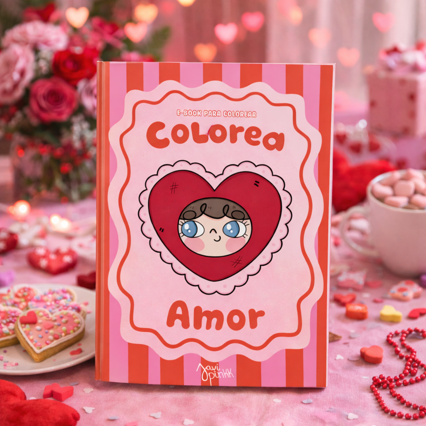 Pack San Valentin - Colorea Amor - Ebook para colorear