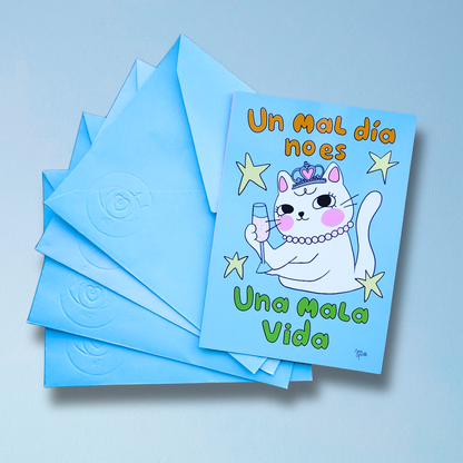 Set de 4 Postales Ilustradas – Para Decir Algo Bonito | Javipinkk