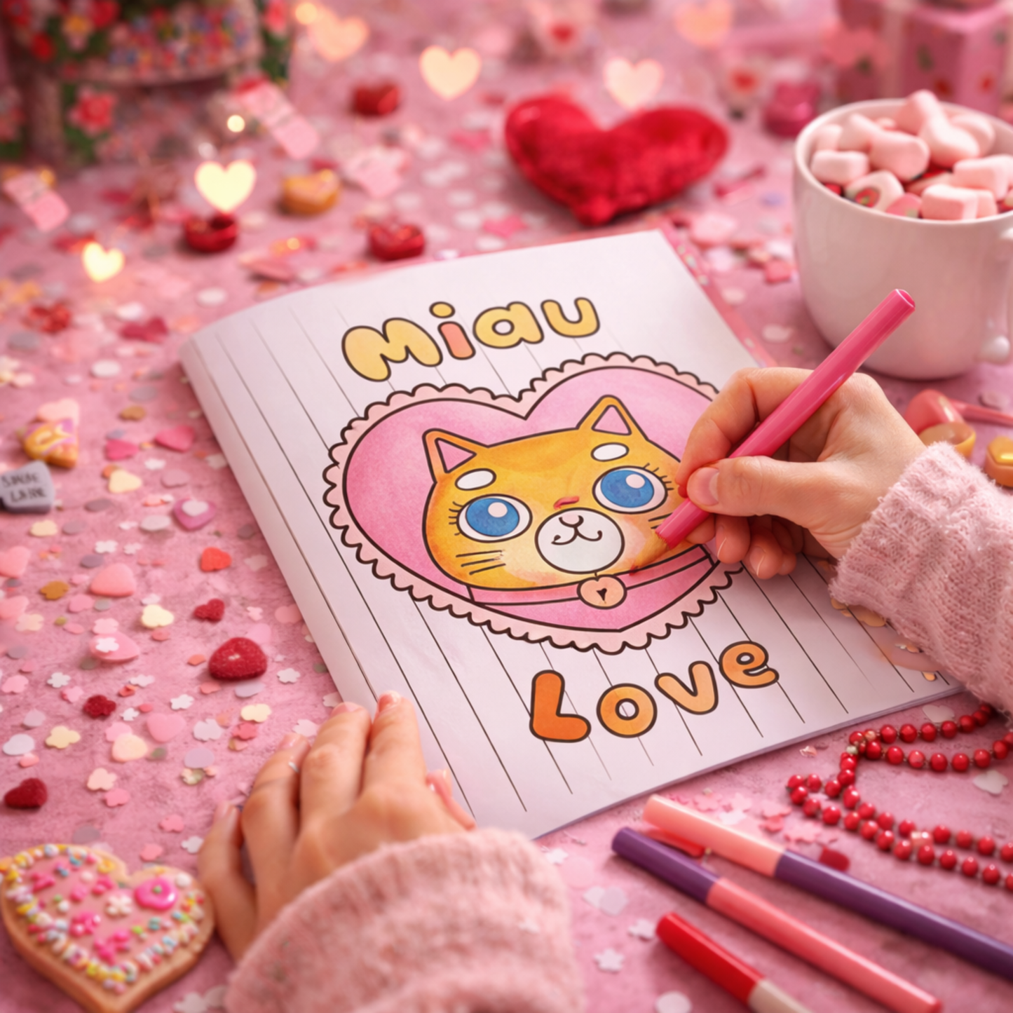 Pack San Valentin - Colorea Amor - Ebook para colorear