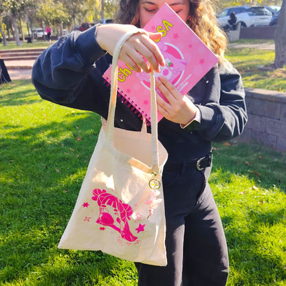 Pack Universo Chicle Rosa — Libro para Colorear + Totebag + Stickers