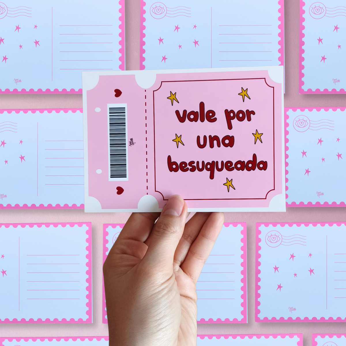 Set de 4 Postales Ilustradas – Para Tu Casi Algo | Javipinkk