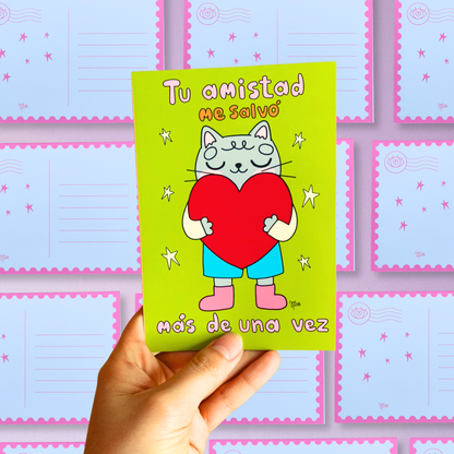 Set de 4 Postales Ilustradas – Para Tu BFF | Javipinkk