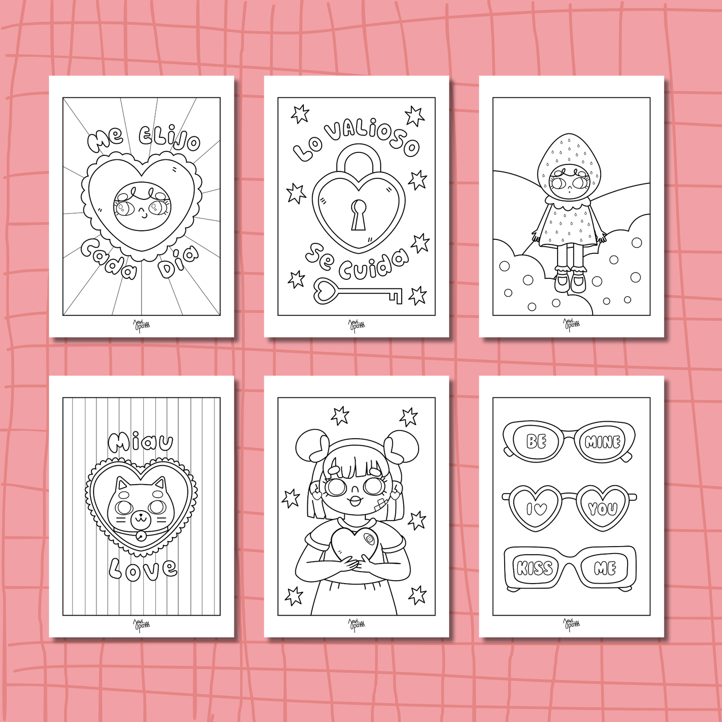 Pack San Valentin - Colorea Amor - Ebook para colorear