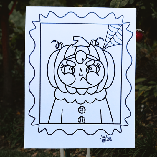Ilustraciones de Halloween gratuitas para colorear