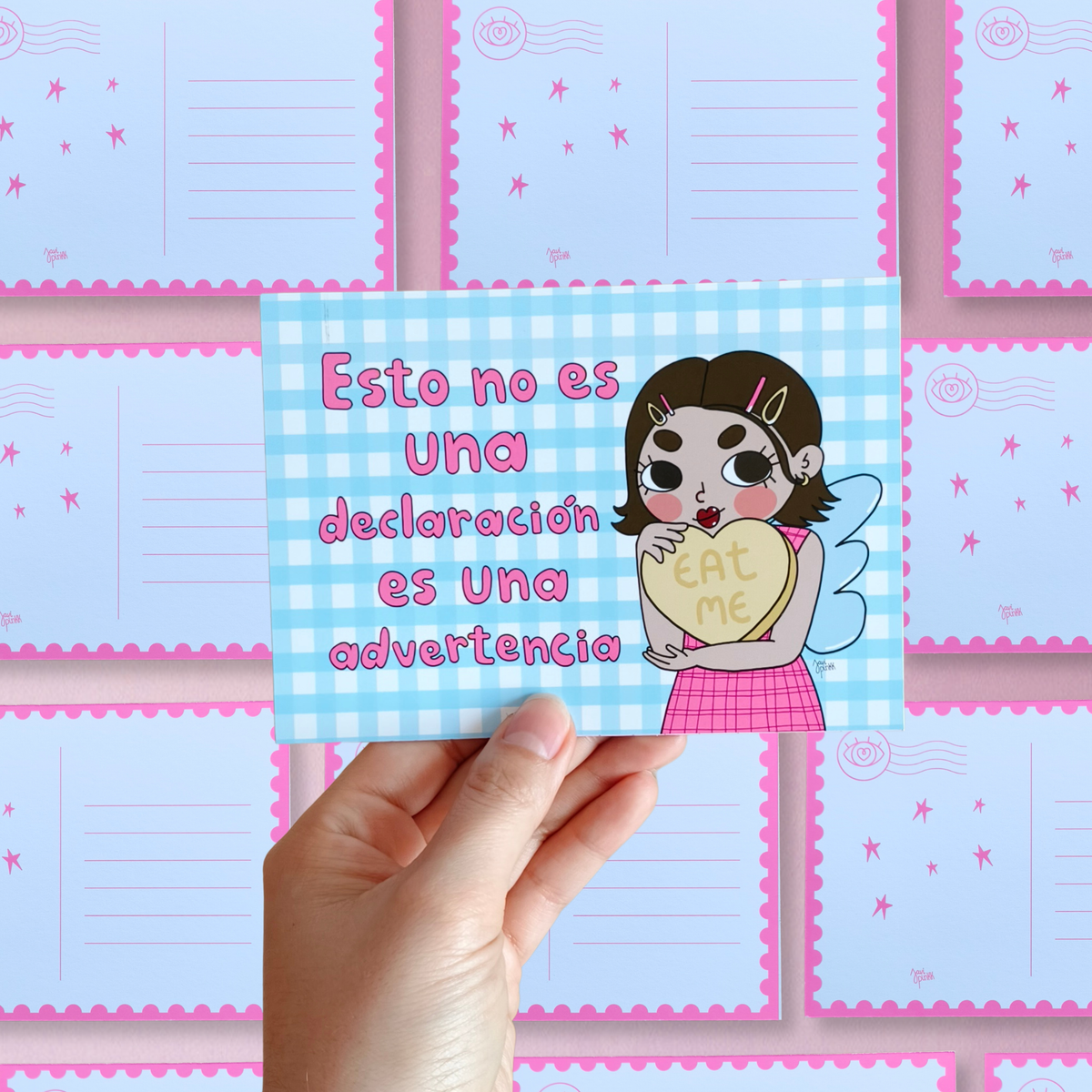 Set de 4 Postales Ilustradas – Para Tu Casi Algo | Javipinkk
