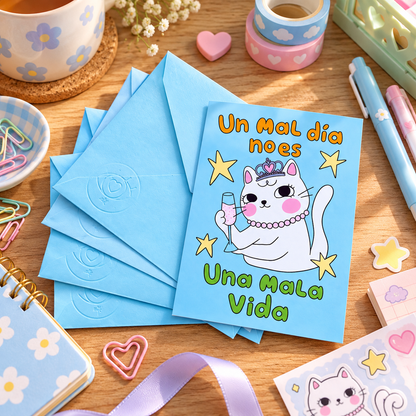 Set de 4 Postales Ilustradas – Para Decir Algo Bonito | Javipinkk