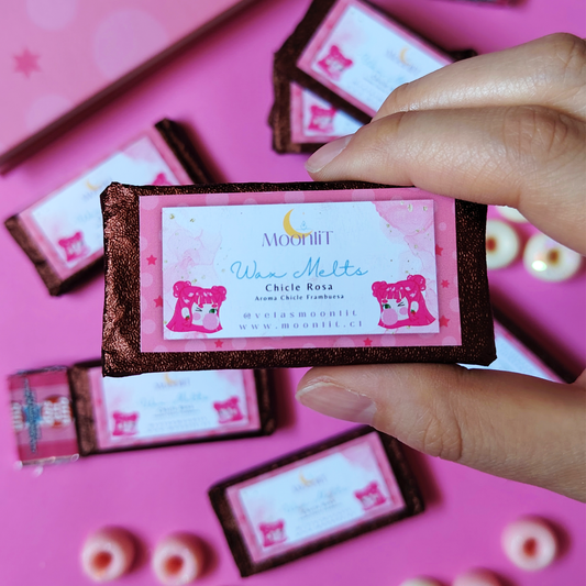 Wax Melt Chicle Rosa – Moonlit x Javipinkk